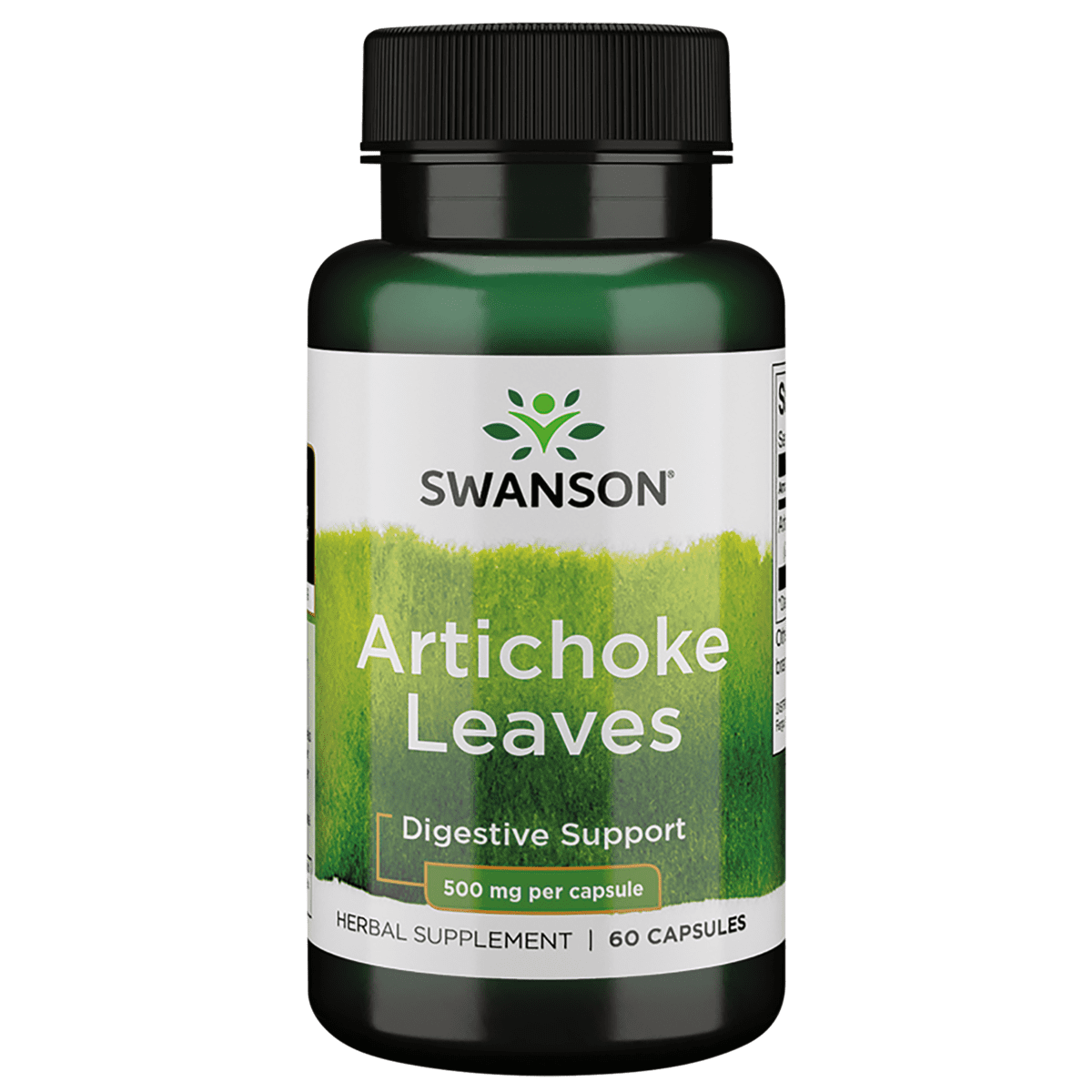 Swanson Artichoke Leaves (Cynara Scolymus) 500 mg 60 Capsules