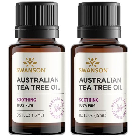 Swanson Australian Tea Tree Oil 0.5 fl oz Liq 2 Pack