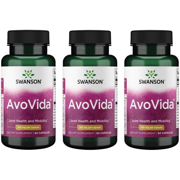 Swanson Avovida 100 Milligrams 60 Capsules (3 Pack)