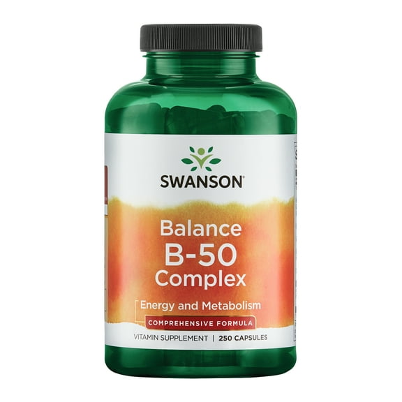 Swanson Balance B-50 Complex Capsules, 250 Count