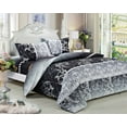 thumbnail image 1 of Swanson Beddings Black Paisley Duvet Cover Set, Queen (3 Count), 1 of 2