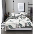 thumbnail image 1 of Swanson Beddings Evergreen 3-Piece 100% Cotton Bedding Set: Duvet Cover and Two Pillow Shams (California King), 1 of 6