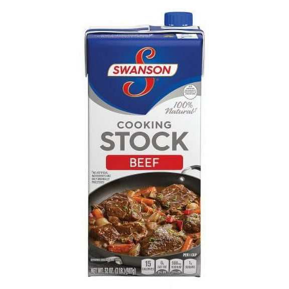 Swanson Beef Stock, 32 Oz. Carton (Pack of 4)