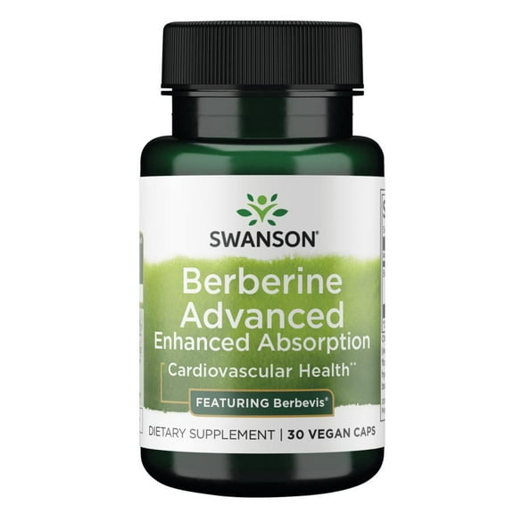 Swanson Berberine Advanced Enhanced Absorption - Featuring Berbevis 550 mg 30 Veg Caps