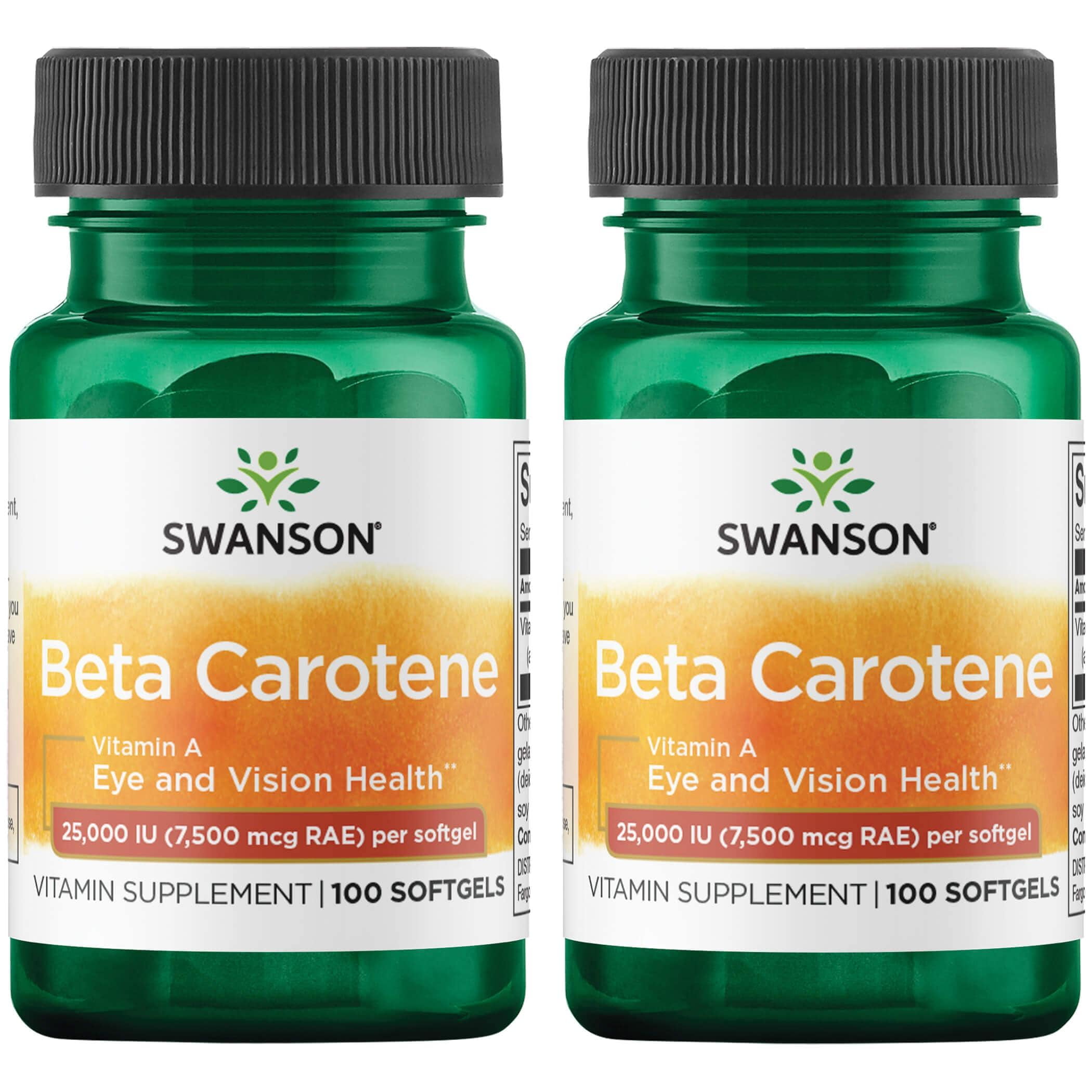 Swanson BetaCarotene Supplement, Helps Support Healthy Eyes, Skin