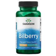 Swanson Bilberry - Extra Strength 60 Capsules