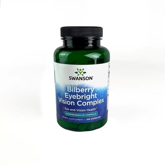 Swanson Bilberry Eyebright Vision Complex (100 Capsules)