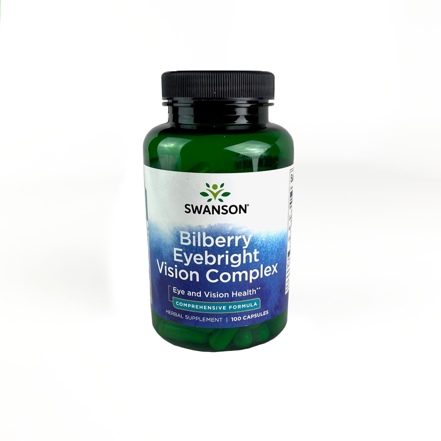 Swanson Bilberry Eyebright Vision Herbal Complex Capsules, 100 Count