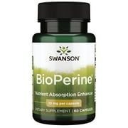 Swanson Bioperine Nutrient Absorption Enhancer 10 mg 60 Capsules