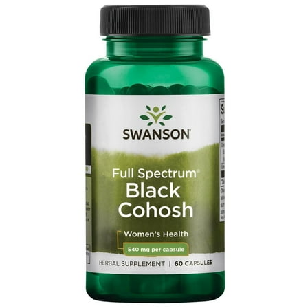 Swanson Black Cohosh 540 mg 60 Capsules