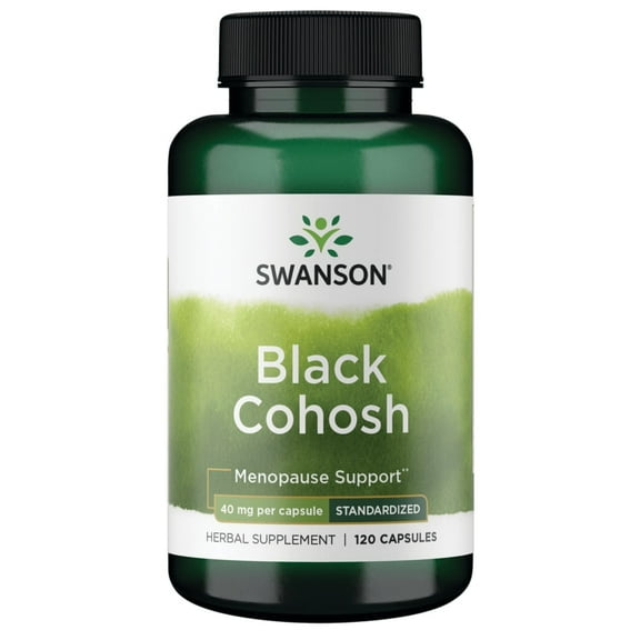 Swanson Black Cohosh (Standardized) 20 mg 120 Capsules
