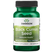 Swanson Black Cumin Seed 400 mg 60 Capsules