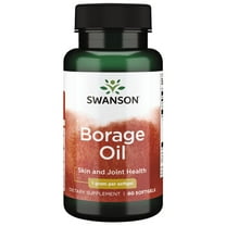 Swanson Borage Oil 1 G 60 Softgels