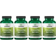 Swanson Boswellia Serrata - Whole Herb & Standardized Extract 120 Caps 4 Pack