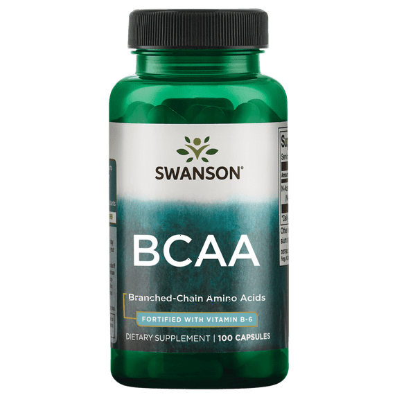 Swanson Branched-Chain Amino Acids 100 Capsules