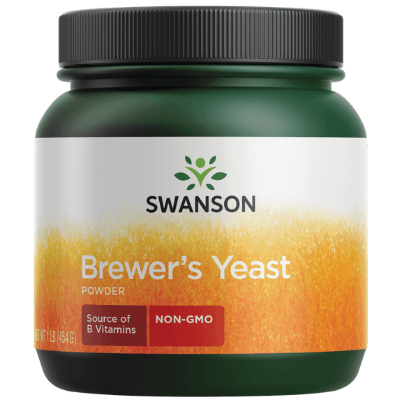 Swanson Brewer's Yeast Powder - Non-Gmo 1 lb Pwdr