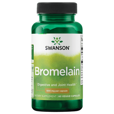 Swanson Bromelain 500 mg 60 Veggie Capsules