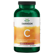 Swanson Buffered Vitamin C with Bioflavonoids 1,000 mg 250 Tablets