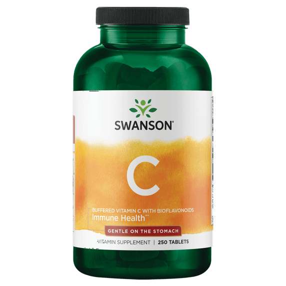 Swanson Buffered Vitamin C with Bioflavonoids 1,000 mg 250 Tablets