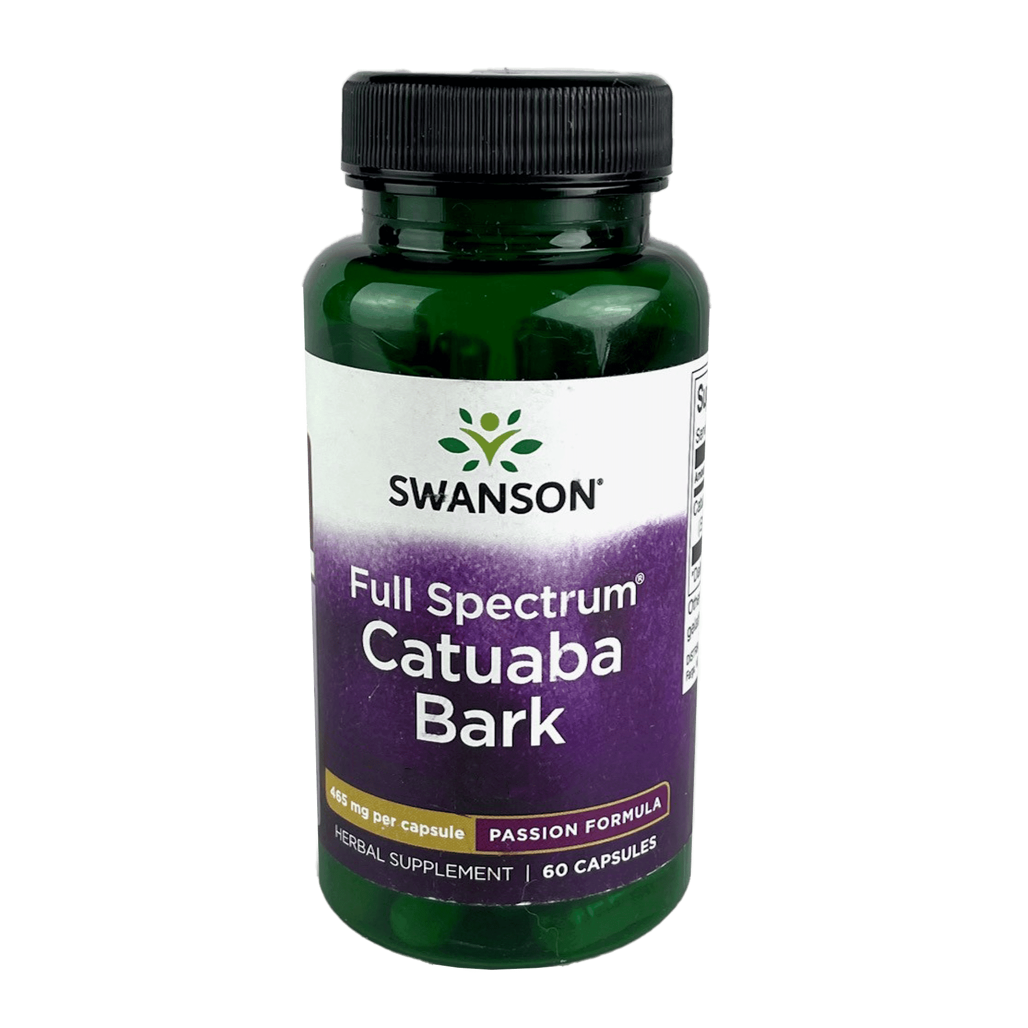 Solaray Catuaba Bark Extract Capsules, 465mg | Supports