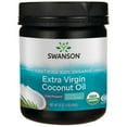 thumbnail image 1 of Swanson Certified 100% Organic Extra Virgin Coconut Oil 16 Ounce (1 lb) (454 g) Solid Oil, 1 of 6