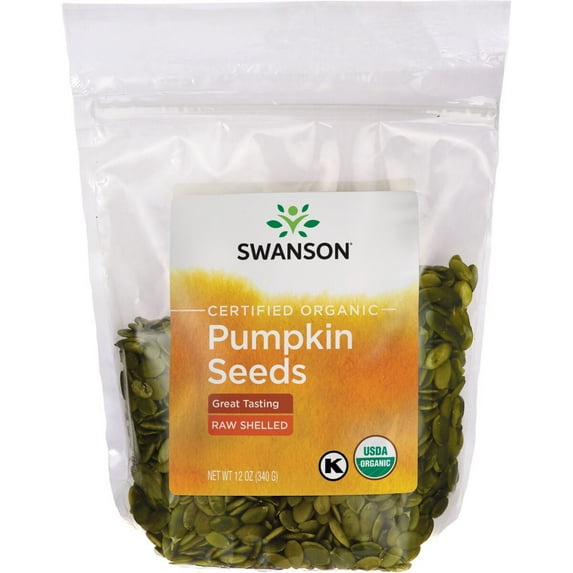 Swanson CERT ORG PUMPKIN SEEDS-SHELLED 12 OZ