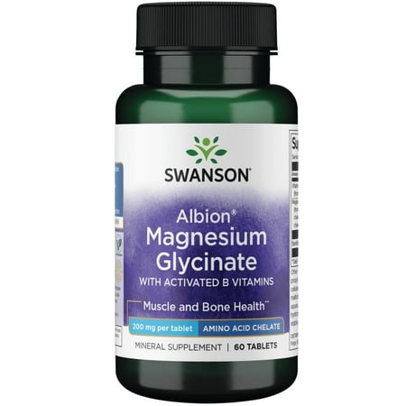 Swanson Chelated Trs Magnesium 60 Tablets