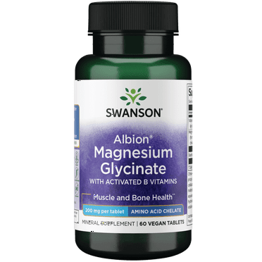 Swanson Chelated Trs Magnesium 60 Tablets
