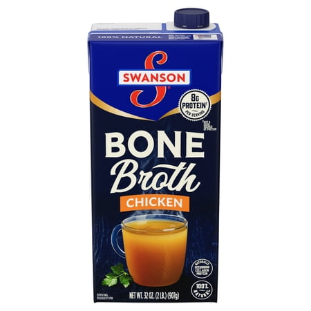 Swanson Chicken Bone Broth, 32 oz Carton