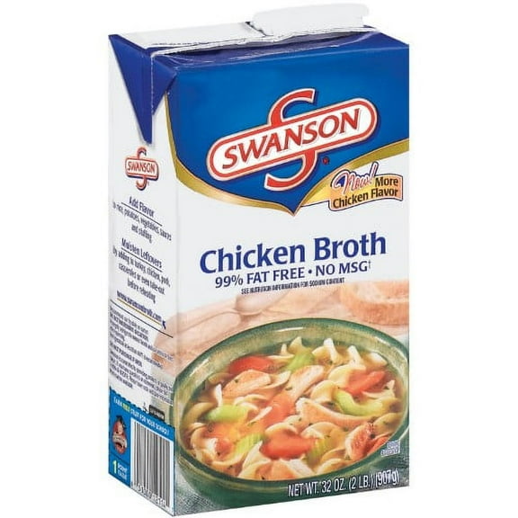 Swanson Chicken Broth 100% Natural (Pack of 8)