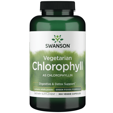 Swanson Chlorophyll 60 mg 300 Veggie Capsules