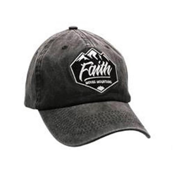 Swanson Christian Supply 011249 Faith Moves Mountains Caps, Grey