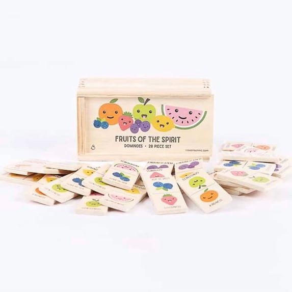 Game Dominos Wood Fruit of the Spirit, (Hardcover)