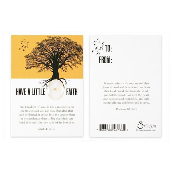 Mustard Seed of Faith Cards Pk50