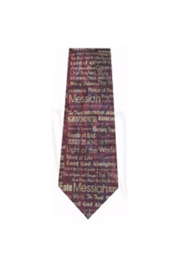Swanson Christian Supply 166487 I Am Polyester Tie, Burgundy
