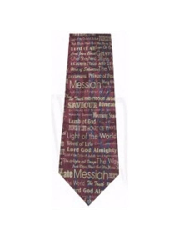 Swanson Christian Supply 166487 I Am Polyester Tie, Burgundy