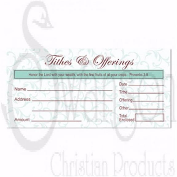 Swanson Christian Supply 196431 Envelope Tithes & offerings - Pack of 100