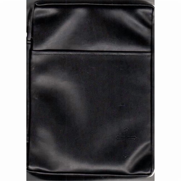 Swanson Christian Supply 199290 Imitation Leather-Cross Bible Cover, Black - Extra Large