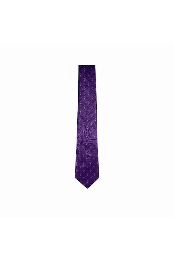 Swanson Christian Supply 250953 Cross Polyester Tie, Purple