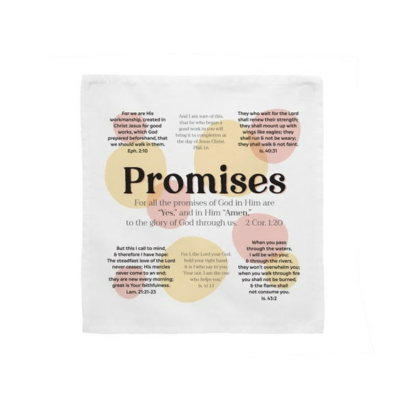 Swanson Christian Supply 264700 8 x 8 in. Prayers in My Pocket Cloth Promises Book - Pack of 6