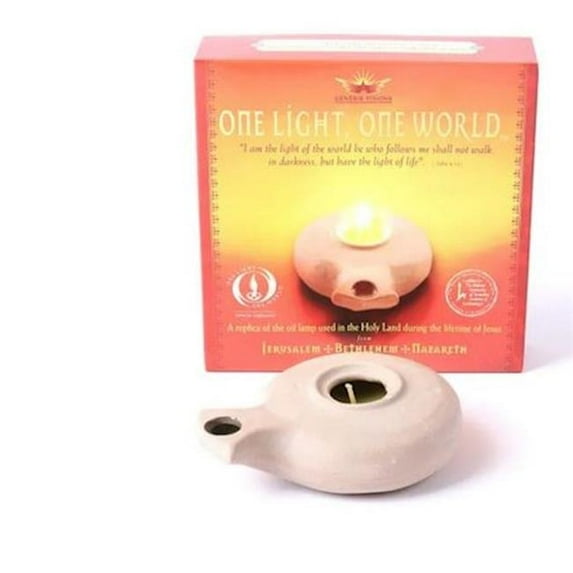 Swanson Christian Supply 381580 One Light Handmade In The Holy Land Oil Lamp