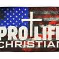 thumbnail image 1 of Swanson Christian Supply 400488 3 x 5 ft. Pro Life Christian Flag, 1 of 1
