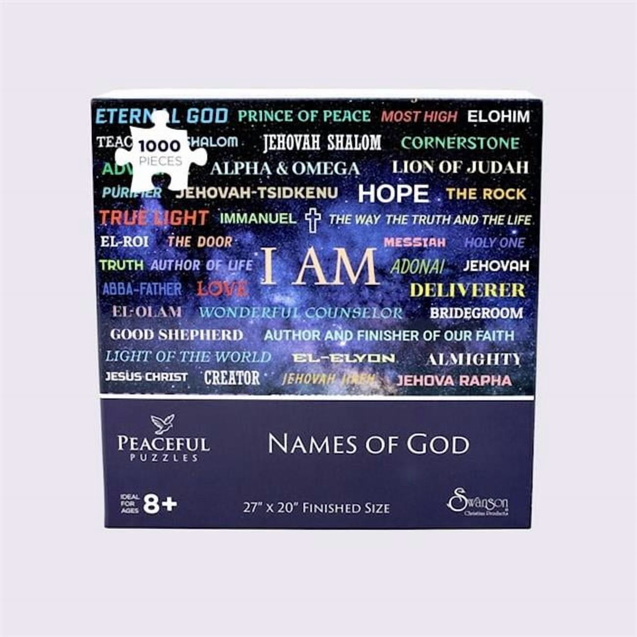 Swanson Christian Supply 479307 Jigsaw Puzzle - Names of God - 1000 Piece