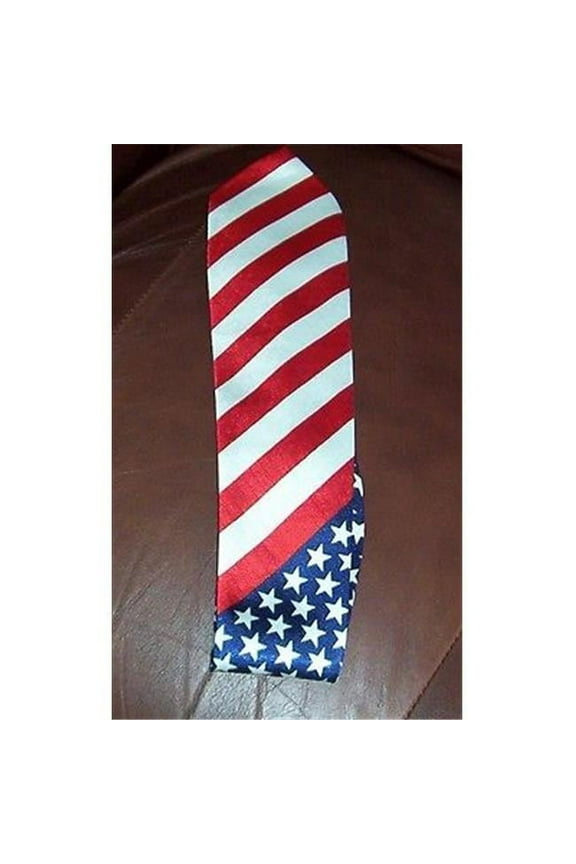 Swanson Christian Supply 50556 Mens American Flag Neck Tie