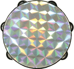 Single Row Silvertone Tambourine, 8
