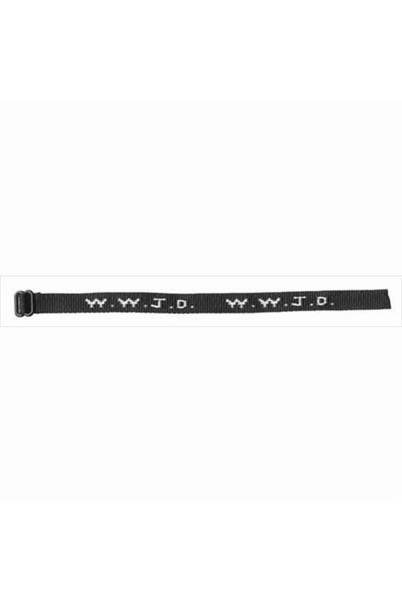 Swanson Christian Supply 87147 Bracelet Wwjd Woven Black