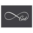 thumbnail image 1 of Swanson Christian Supply 93620 Auto Decal-Vinyl-Infinity-God-White, 1 of 1