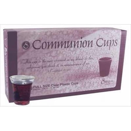 Swanson Christian Supply Commun Cup Disposable Clear 1.37 In.