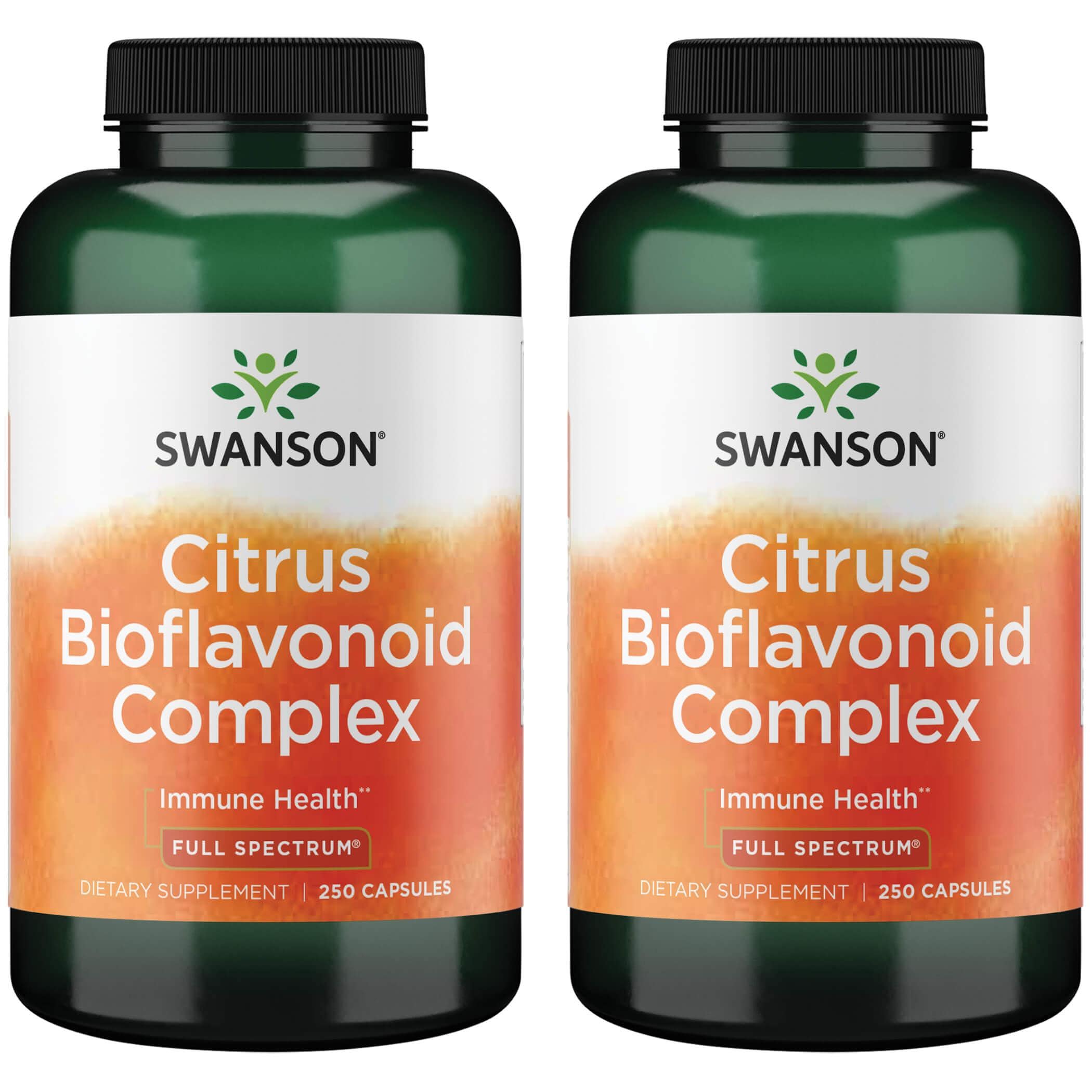 Swanson Citrus Bioflavonoid Complex Full Spectrum 250 Caps 2 Pack