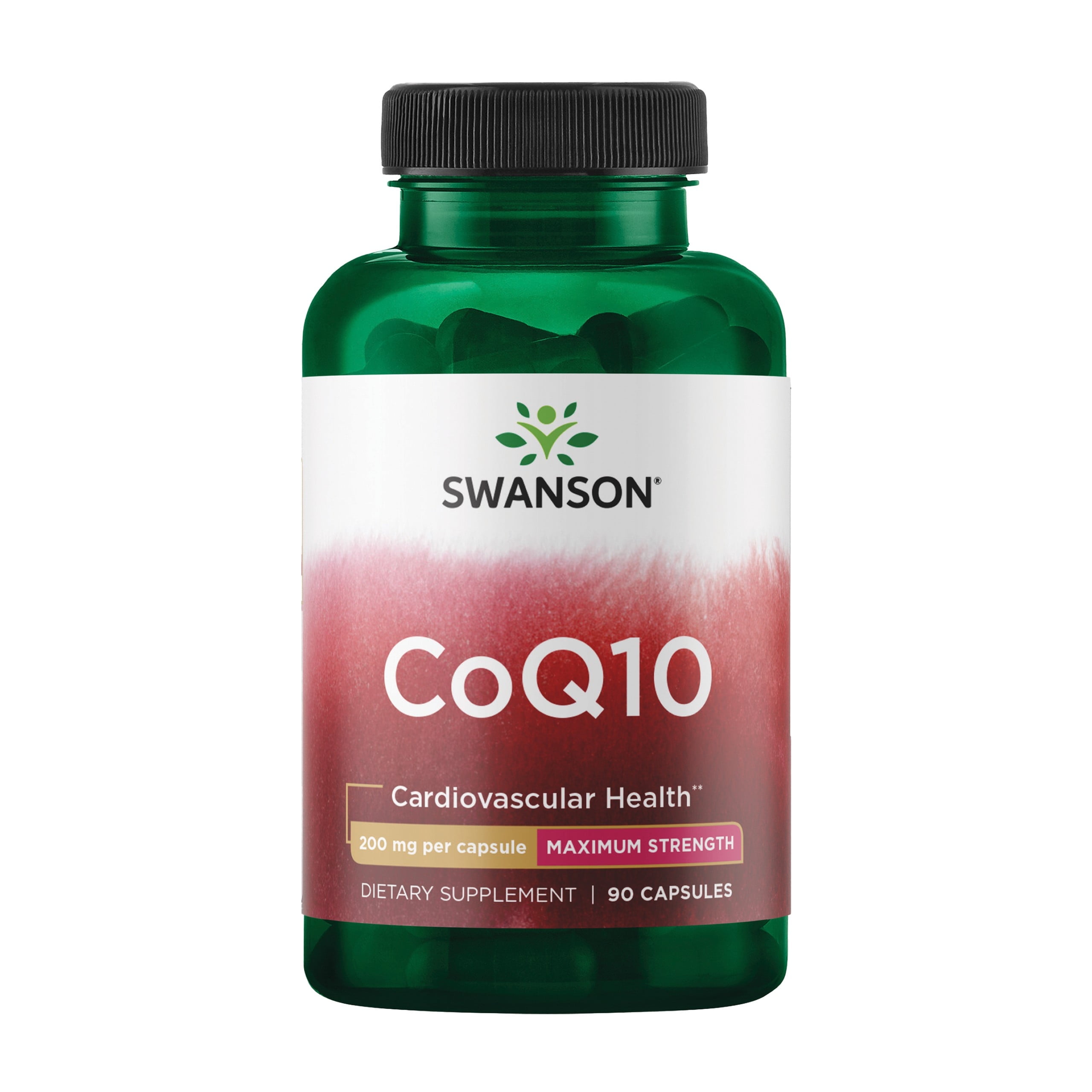 Swanson CoQ10 Capsules, 200 mg, 90 Count